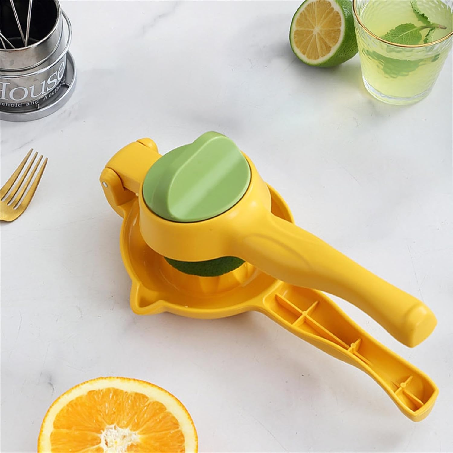 Lemon Juicer - Manual Press, Easy to Use Citrus Juicer | Juicer Hand Press, Lime Squeezer Bar Tool, Manual Citrus Press, Lime Juicer
