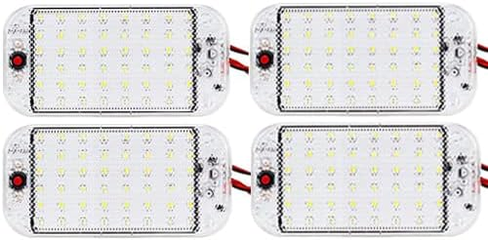 12V Interior LED Lights with On/Off Switch - 5W Daylight 500LM, Interior Lighting for Caravan Van Car, Truck，Motorhome Trailer Camper Boat - Pack of 4 image number 4