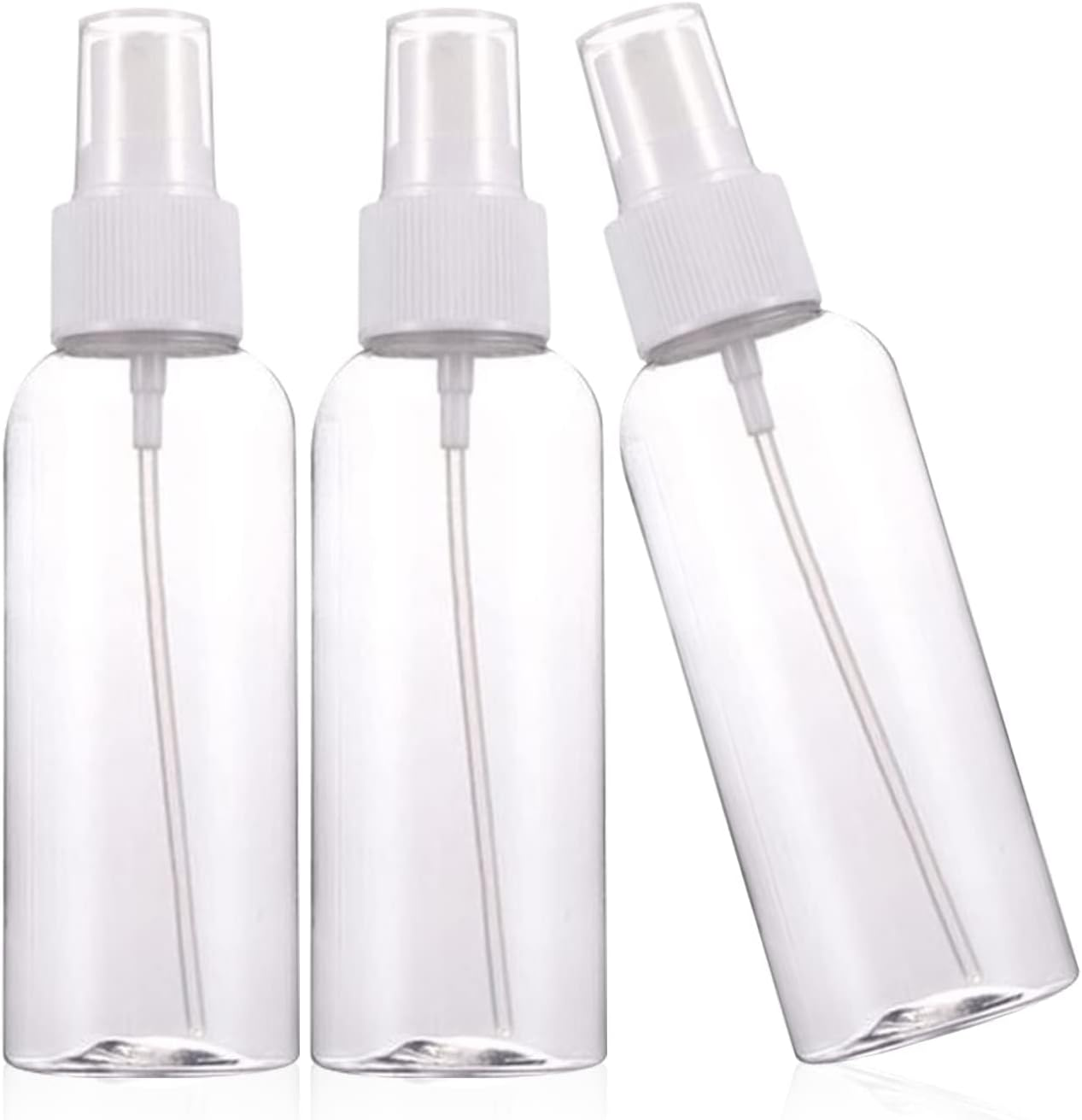 Travel Bottles, 3Pcs Mini Spray Bottles, Atomiser Spray Bottle, Reusable Plastic Mini Travel Sprayer Bottles Set, Small Refillable Containers for Travelling, Cosmetic, Perfume, Essential Oil, 20Ml image number 3