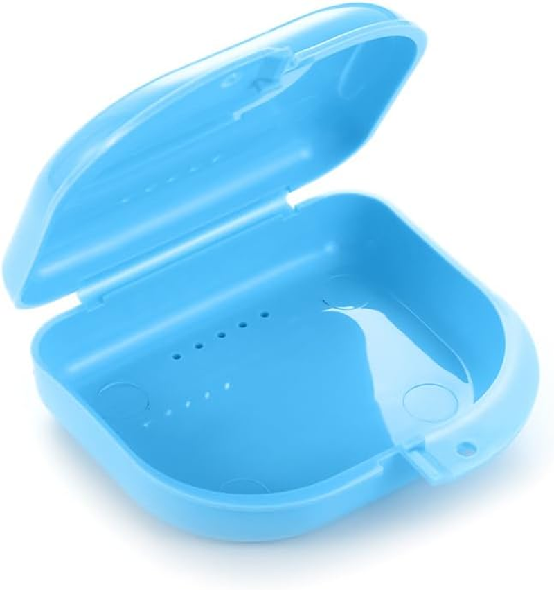 Orthodontic Retainer Box Sport Mouth Case Dental Denture Teeth Guard Storage Purple - Purple image number 5