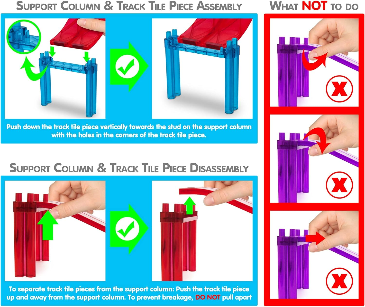 Picassotiles 150 Piece Race Car Track Building Block Educational Toy Set Magnet Tile Magnetic Blocks Playset 4 Cars Early STEM Learning Construction Kit Hand-Eye Fine Motor Skill Brain Training PTR150