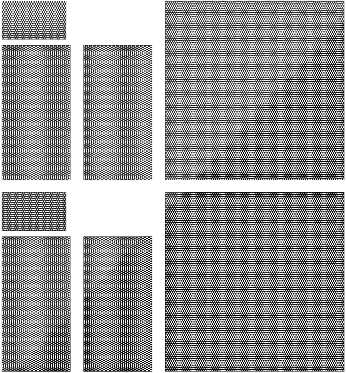 Dust Cover for Xbox Series X, Dust Filter Cover Mesh Cooler Filter Dust-Proof Cover for Xbox Series X Console Accessories with 4 Thump Grip Caps- 2 Pack image number 1