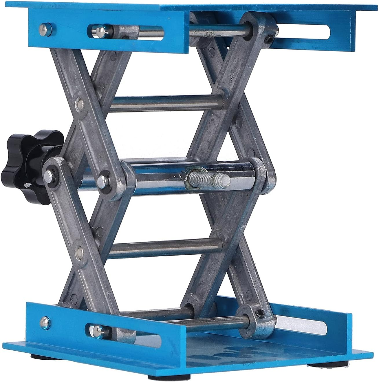 4 X 4 Inch Laboratory Lifting Platform, 100X100Mm Aluminum Oxide Lab Lifting Stand Table, Expandable Lifting Height 52Mm-145Mm image number 6