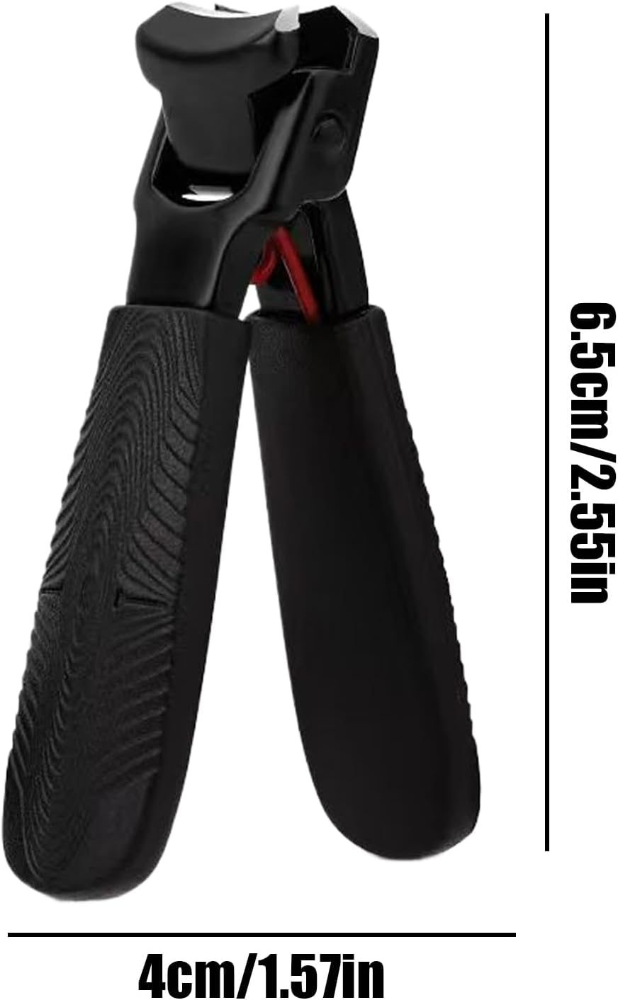 Jsnwernb Toe Nail Clippers - Extra Large Ultra Wide Jaw Opening Toenail Clippers,Stainless Steel Men Women Seniors Adults Toe Foot Nail Cutter Pedicure Travel Home - Orange image number 5