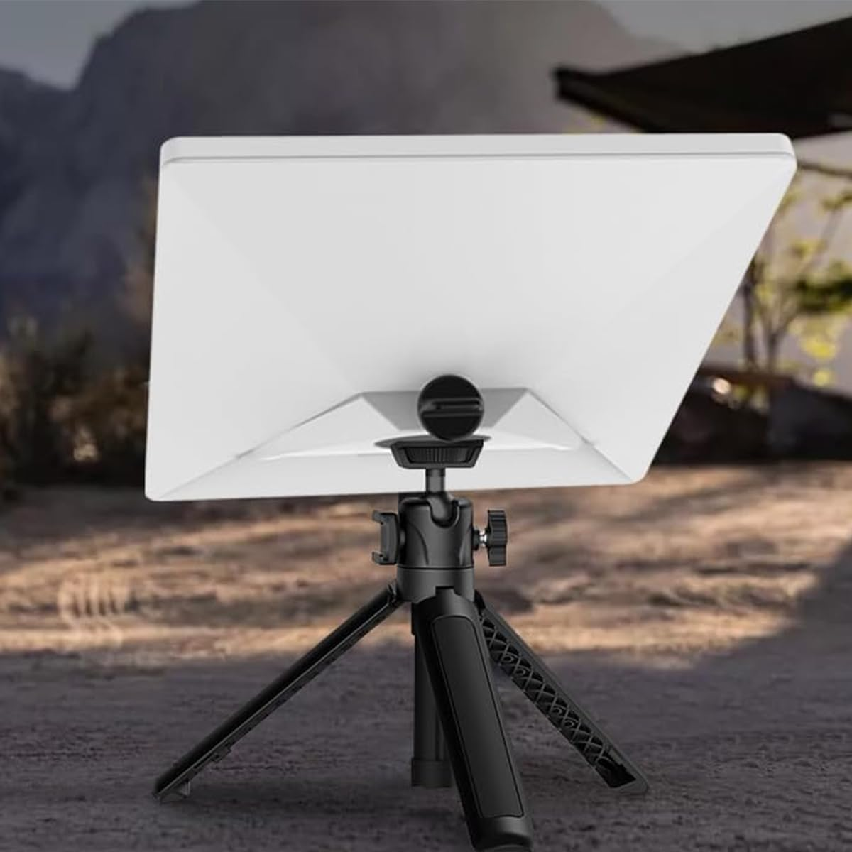 VOANZO Mini Tripod Adapter 1/4"-20 and 3/8"-16 Thread Can Be Used with a Tripod, Clamp or Other Bracket to Fix It and Use It with a Pipe Adapter image number 1