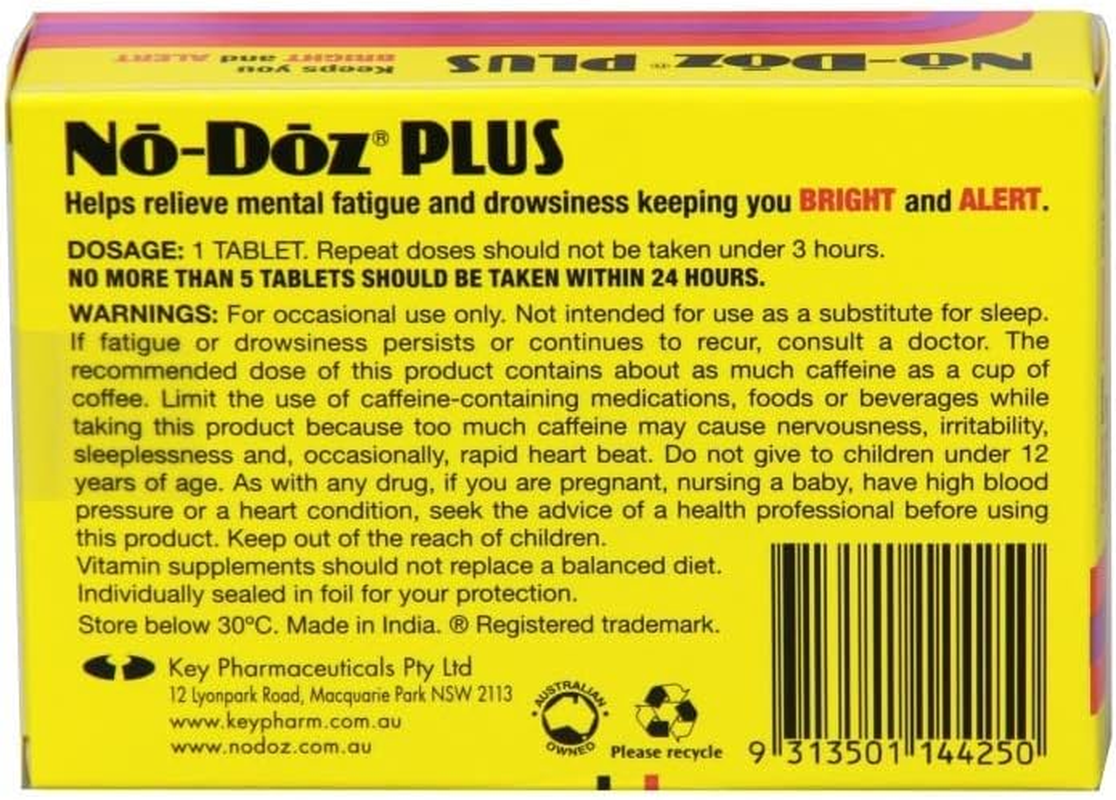 No Doz plus Tablets, 24 Count