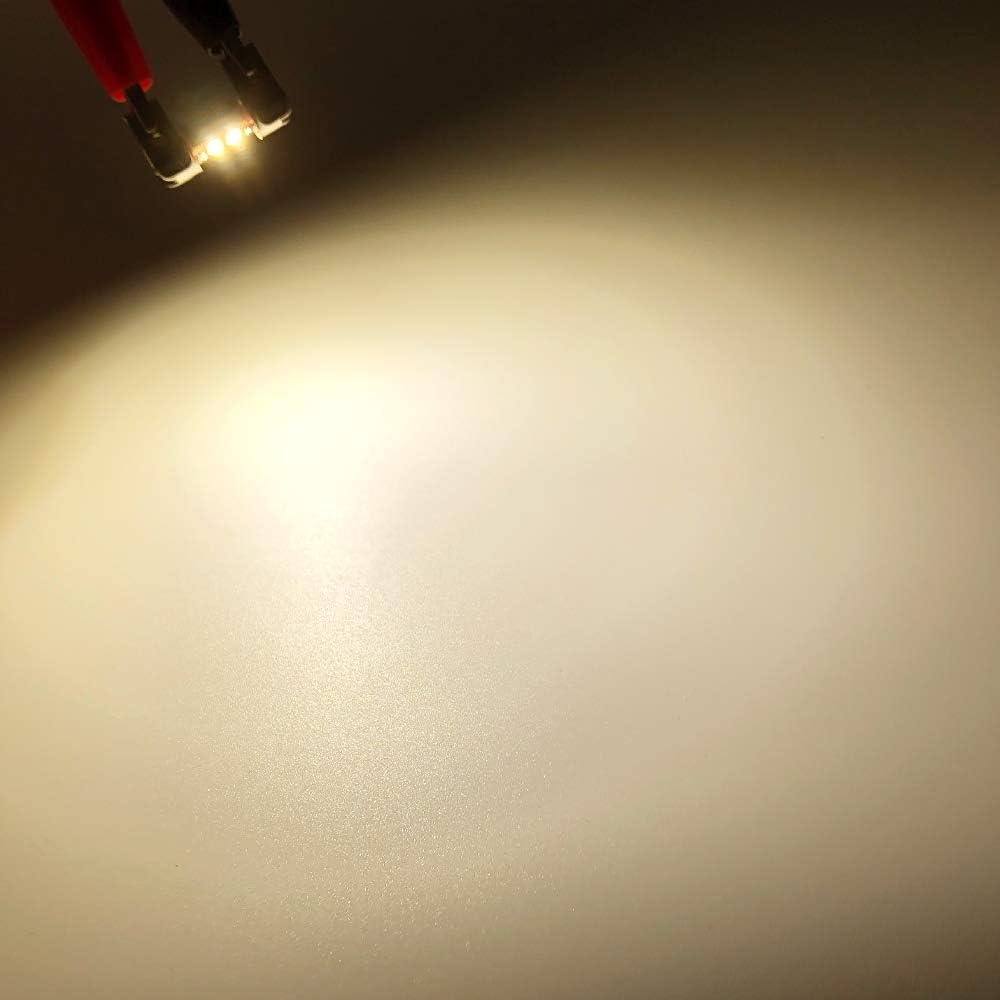 31Mm DE3175 DE3021 DE3022 LED Bulb Dome Light Warm White 3030 SMD for Cars Map License Plate Trunk Side Marker Interior Lights Bulbs Lamps Replacement Bright 12V 2W 1 Year Warranty 1.22 In【1797】 image number 5