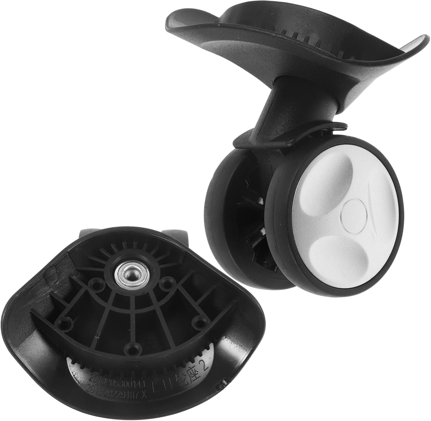 LALADEFIEE Replacement Wheel for Suitcase Travel Luggage Gear Plastic Swivel Wheel Easy Install for Hard Case image number 6