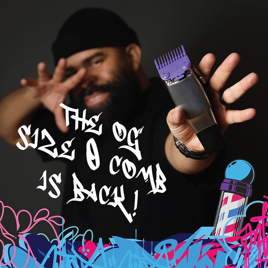 Andis the OG Size #0 Comb Dual Magnet Guide Fits MLC & ML Master Clippers 561385 image number 1