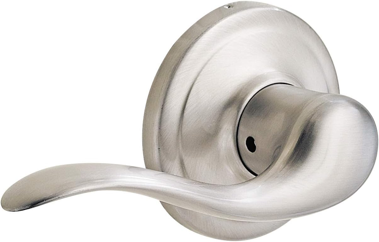 Kwikset Tustin Left-Handed Half-Dummy Lever in Satin Nickel