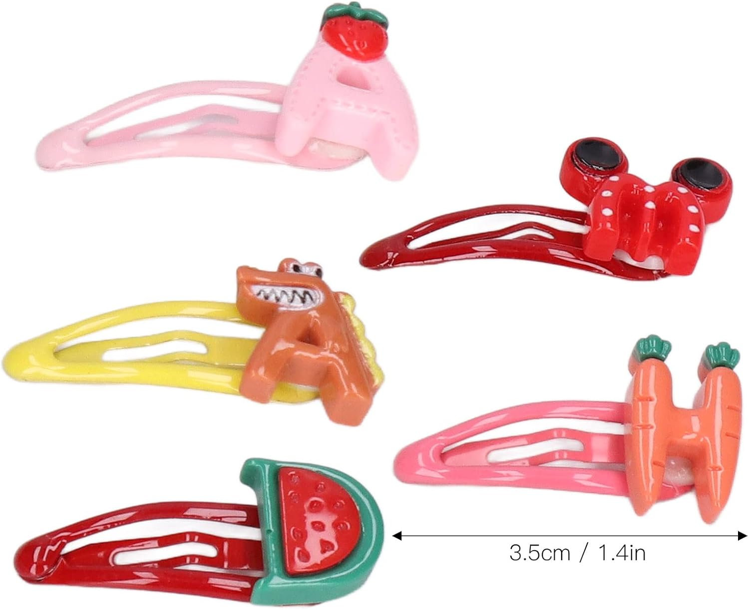 48 Pieces Dogs Hair Clips, 1 Inch Mini Bone Shaped Snap Pet Hair Barrettes Multicolor Hair Accessories, Pet Grooming Bows Hair Accessories for Dog Cat Puppy Pet image number 6