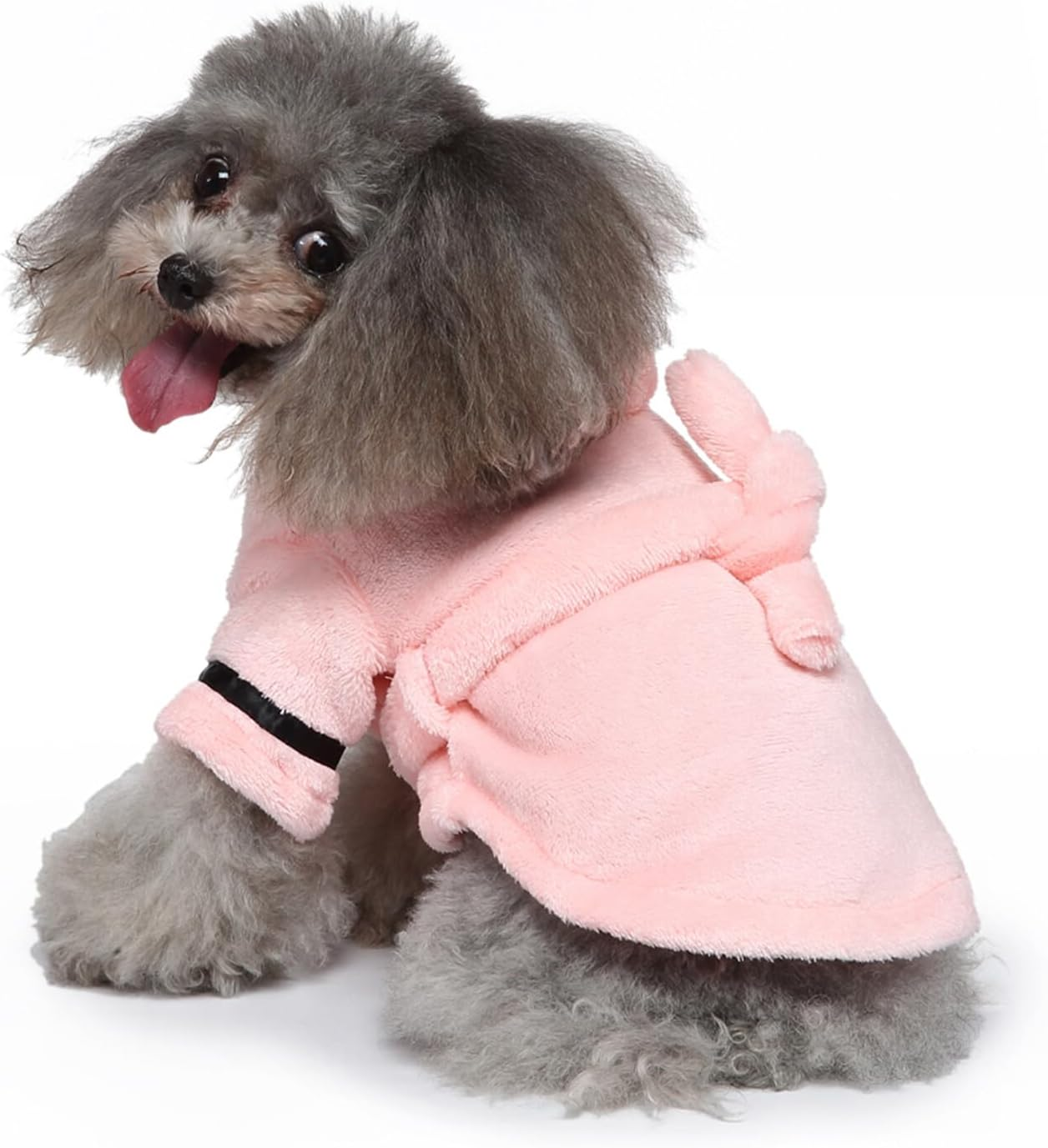 Pet Bathrobe, Quick Drying Super Absorbent Dog Bathrobe for Large Medium Small Dogs image number 4