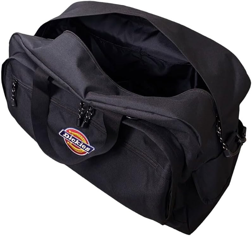 Dickies Boston Bag, Travel Bag, 45 Liter, Large Capacity, Training Bag, Duffle Bag, Sports Bag - Big Logo &times; Black image number 3