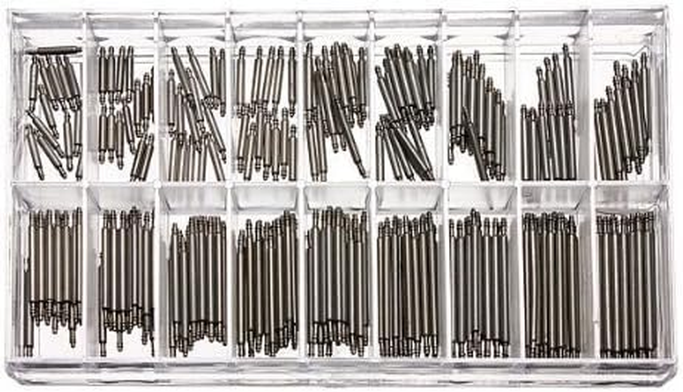 360 Pcs Stainless Steel Watch Band Spring Bars Strap Link Pins 8-25Mm Watchmaker, Watch Spring Bars Strap Link Pins Repair Kit image number 2