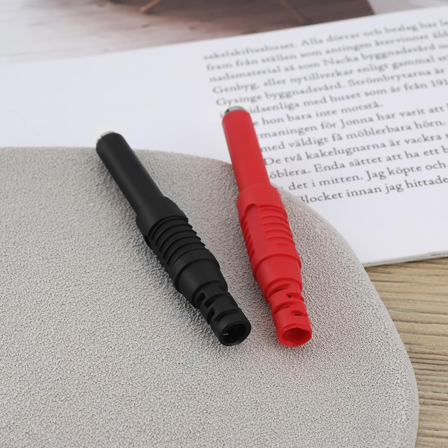 SING F LTD 10 Pcs 4Mm Banana Female Jack Socket Insulated Safety Shrouded Solder Connectors Electrical Test Banana Connectors for DIY and Electrical Testing image number 5