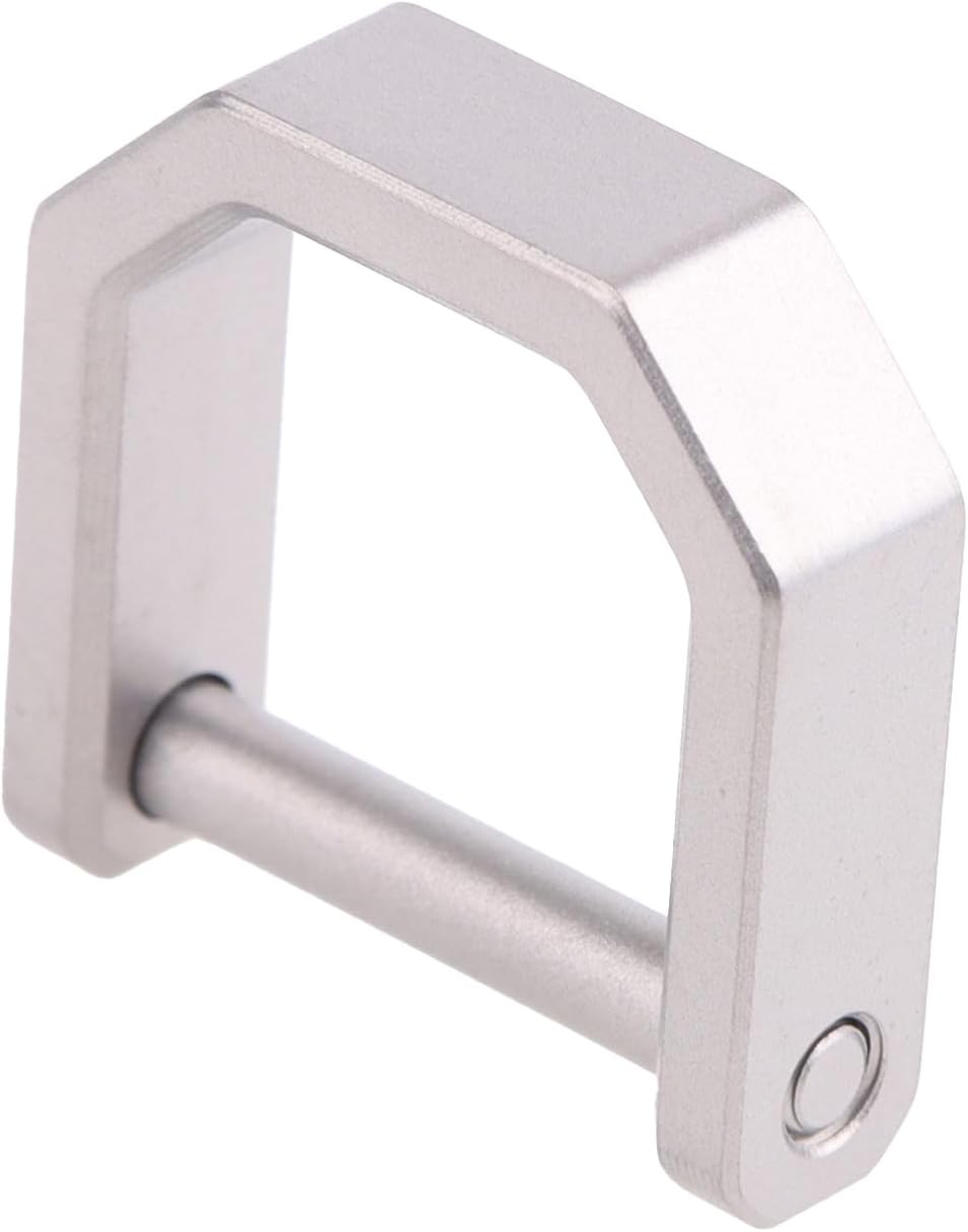 Hamans Titanium D Ring Car Key Fob Tool Shackle Keychain Horseshoe Keyring U Shape image number 2