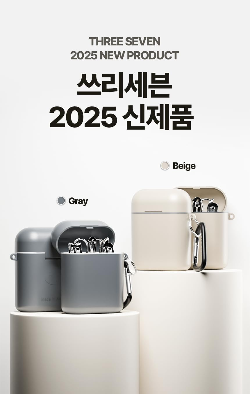 777 Three Seven Clippods Nail Care Set 6Pcs -Gray