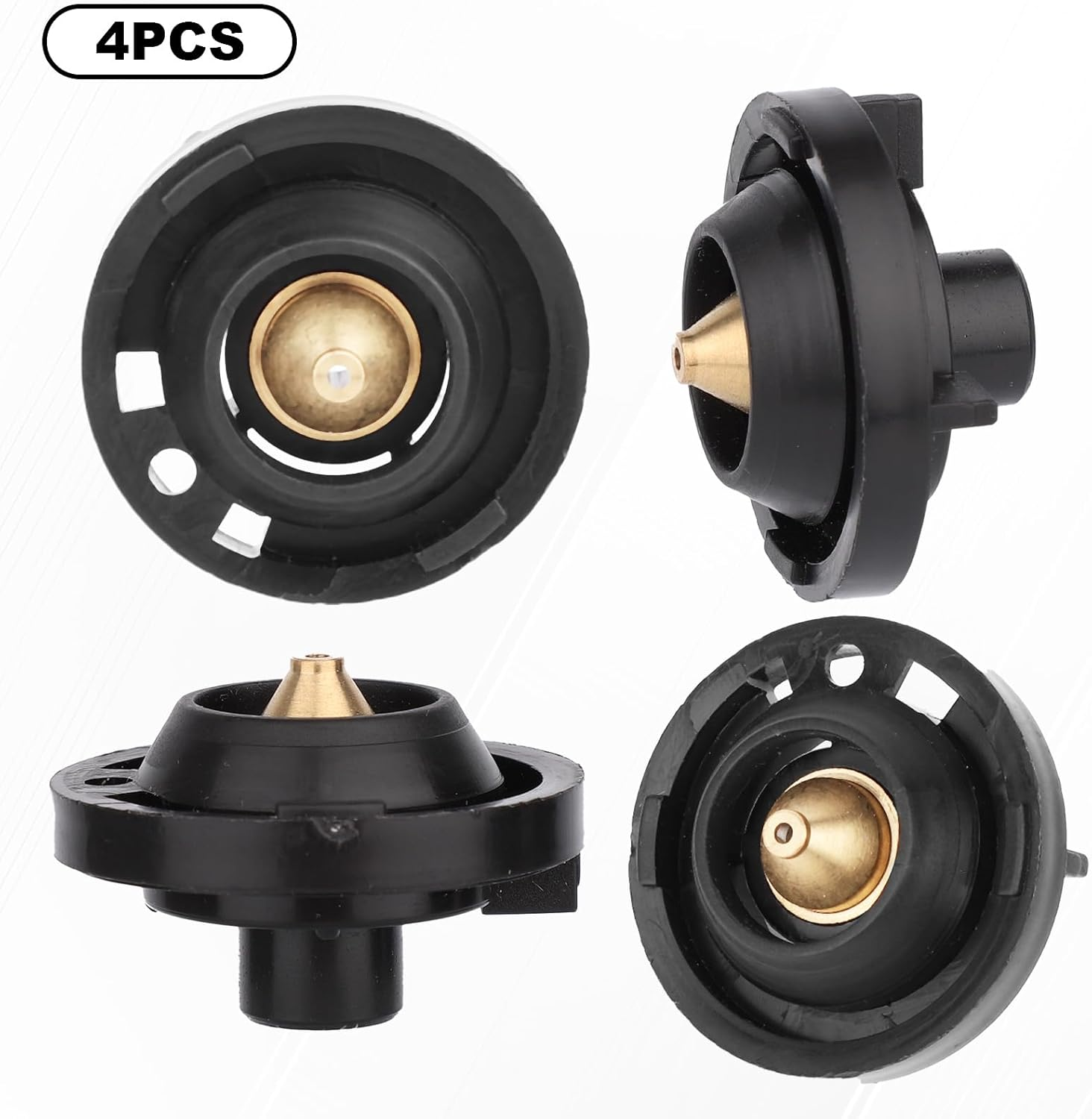 4Pcs 1.8Mm Electric Paint Spray Gun Nozzle Tips, Sprayer Nozzle Replacement Accessories Easy to Detach Compatible with Most Electric Paint Spray Tools