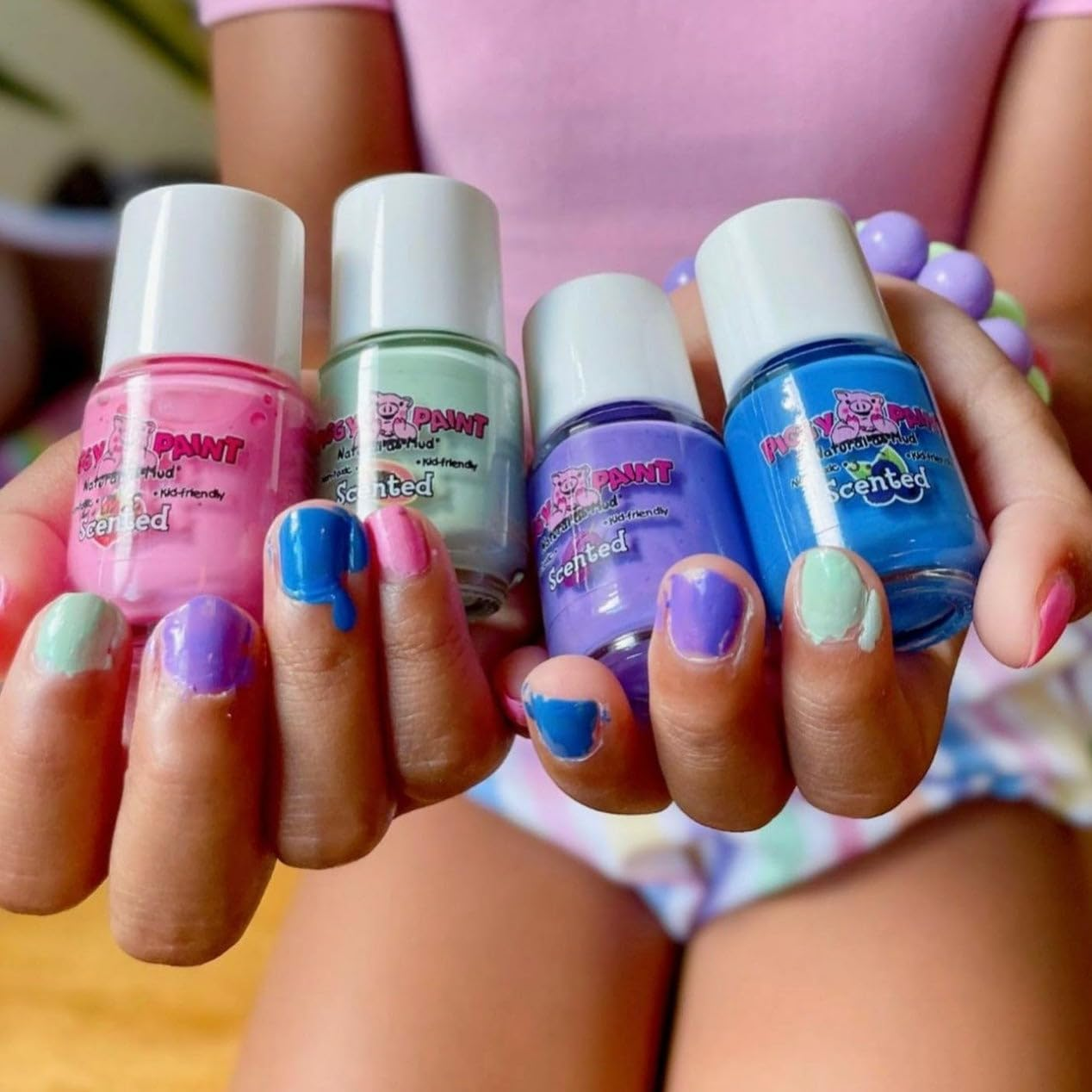 Piggy Paint Fairy Scented Nail Polish, 0.25 Fluid Ounce (4 Pieces) image number 5