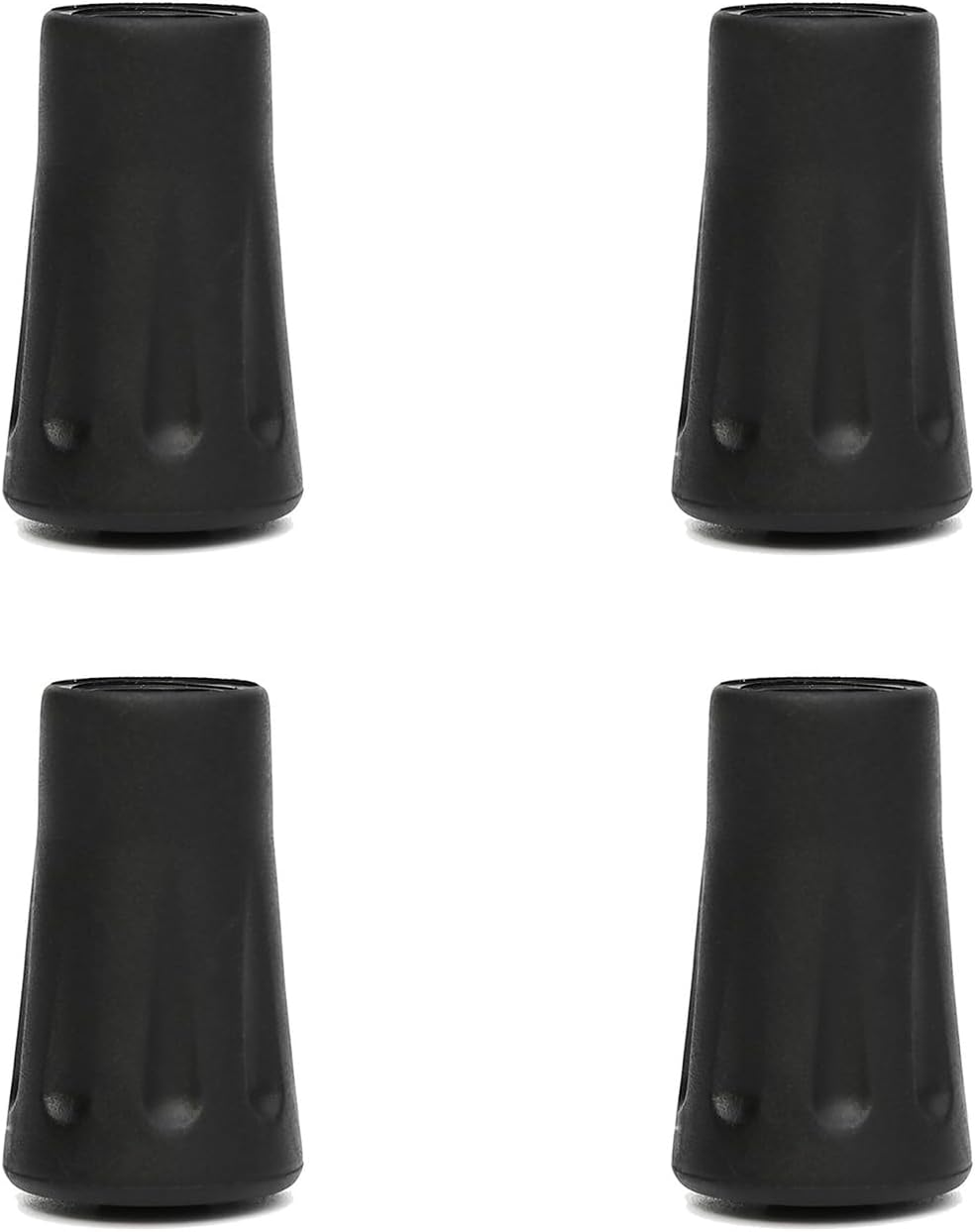 4Pcs Hiking Poles Rubber Buffer, 11Mm Non-Slip Replacement Rubber Buffer Walking Sticks, Hiking Accessories for Trekking Asphalt Gravel and Mountains