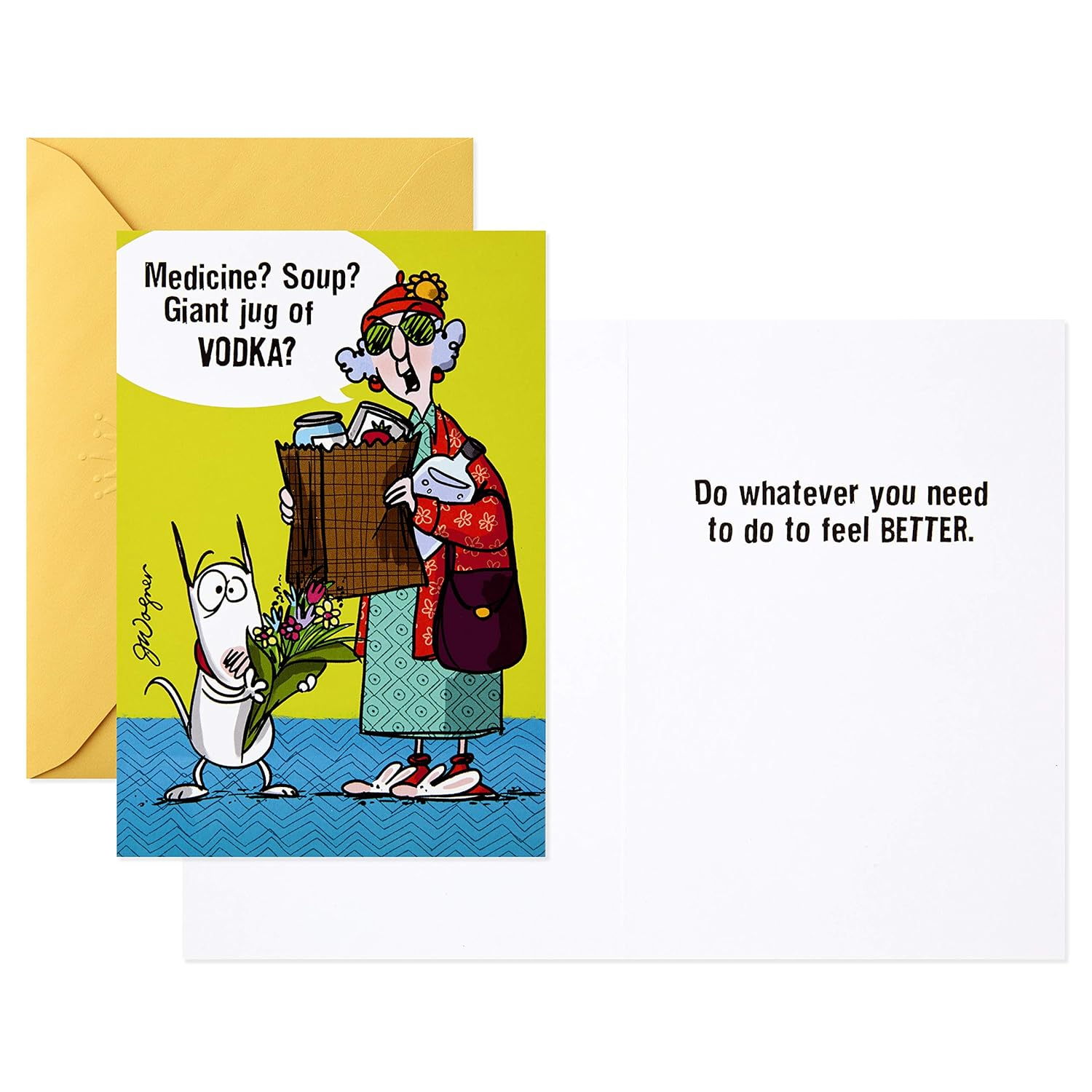 Hallmark Shoebox Maxine All Occasions Card Assortment (6 Cards with Envelopes), Model:1599Rzg1001 - Pop Up Assortment, 5 Cards With Envelopes image number 7