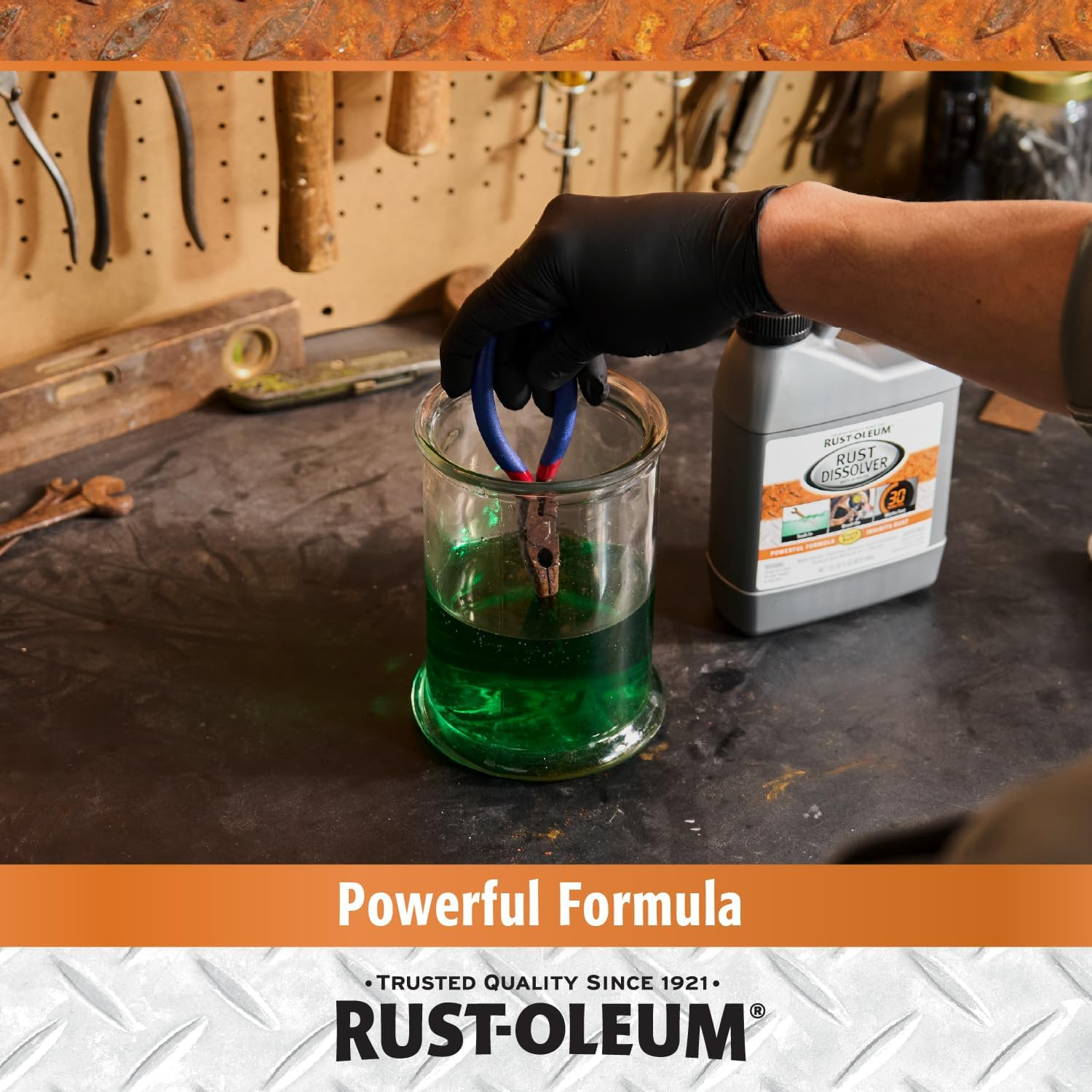 Rust-Oleum Automotive Rust Dissolver 946 Ml | Removes Rust & Corrosion from Metal Surfaces, Prepares for Painting & Restoration image number 1