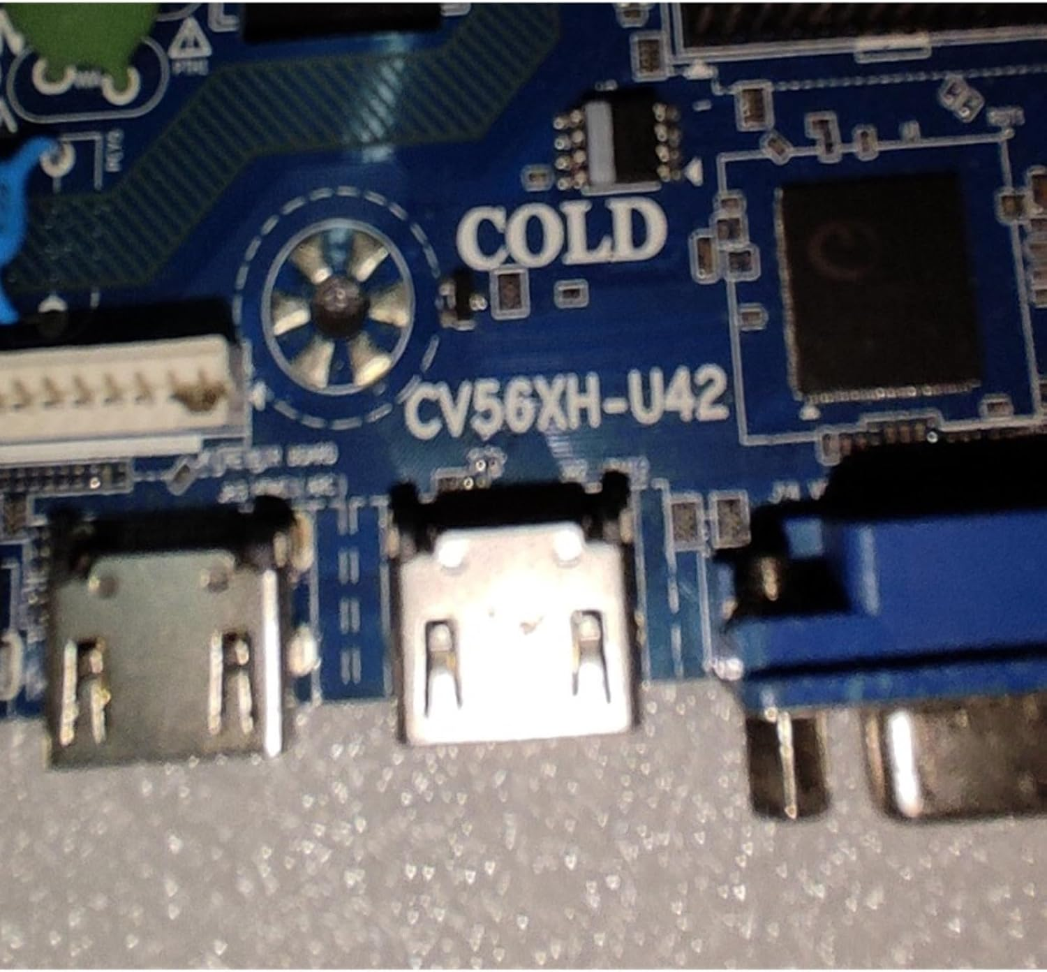 Replacement CV56XH-U42 Universal 3.1 TV Motherboard 2 HD Interface TV Replacement Parts(1366X768) image number 2