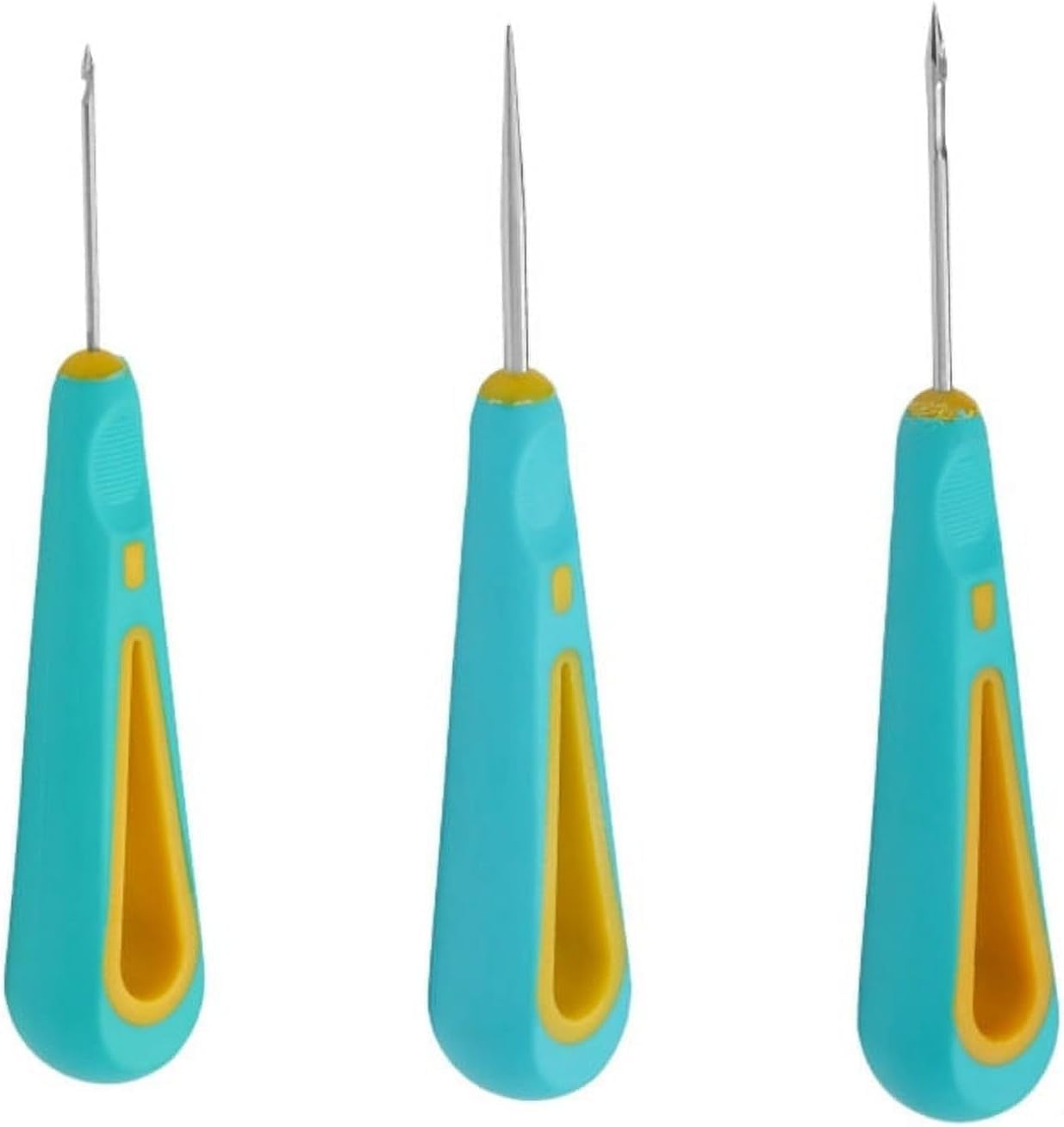 Hand Drills Punch Needle Candle Wick Tool, 3Pcs Hand Drills Punch Needle Candle Wick Tool,Candle Punch Needle Candle Wick Punch Tool,Round Hole Cone Hand Drills Needle Wick Tool for Candle Making image number 5