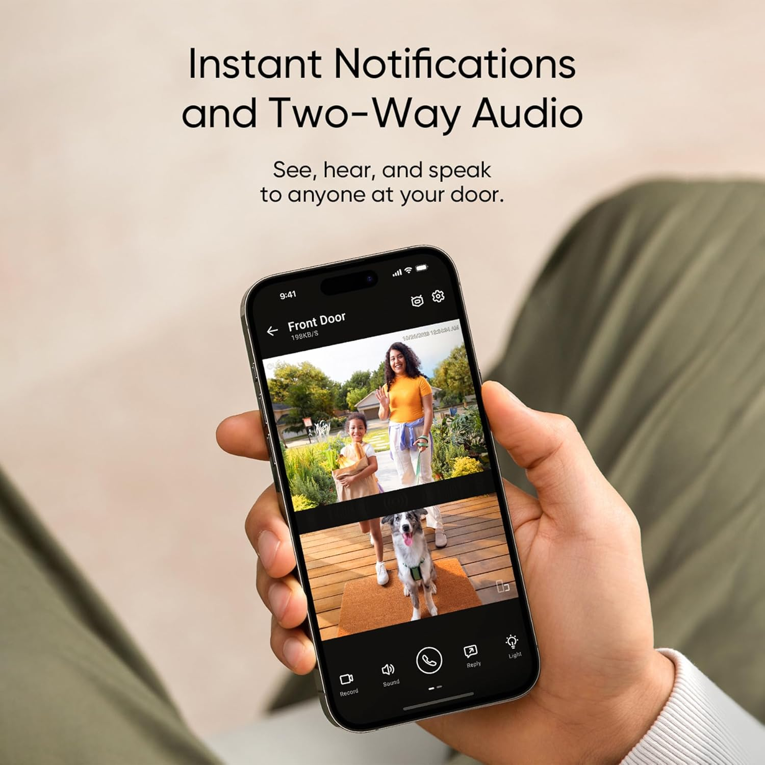 Eufy Security Video Doorbell E340 (Battery Powered), Dual Cameras with Delivery Guard, 2K Full HD and Color Night Vision, Homebase S380 Compatible, No Monthly Fee image number 1