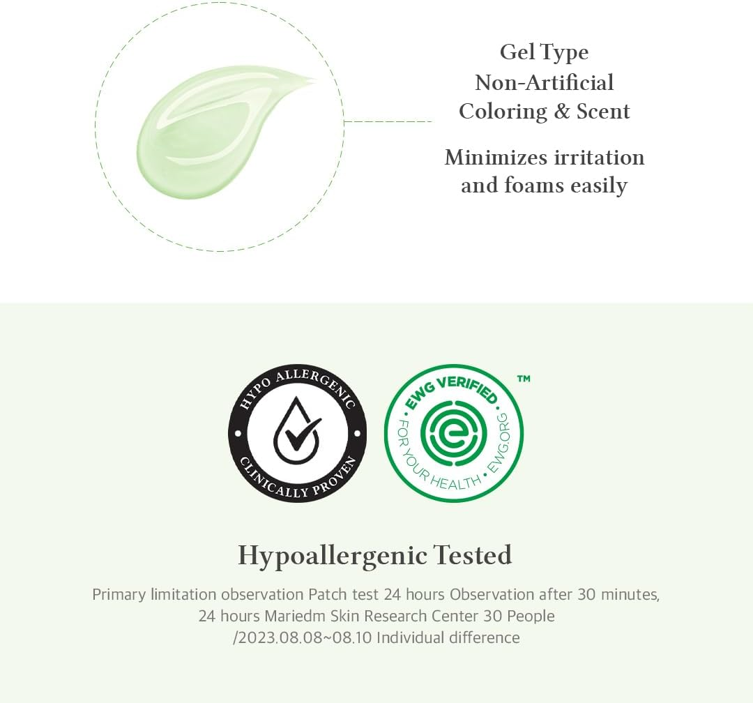 Dr.Althea Green Relief Amino Gel Cleanser | Lightweight & Hydrating Makeup Remover | Daily Face Wash with Hyaluronic Acid | Korean Vegan Skincare for All Skin Types | 100Ml image number 1