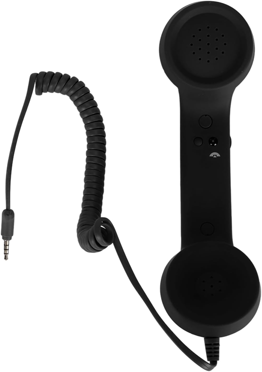 Jectse Vintage Telephone Handset, Reduce Radiation, Excellent Quality, Easy to Use, Suitable for Smartphones with 3.5Mm Jack and USB C, Retro Design (Black) image number 2