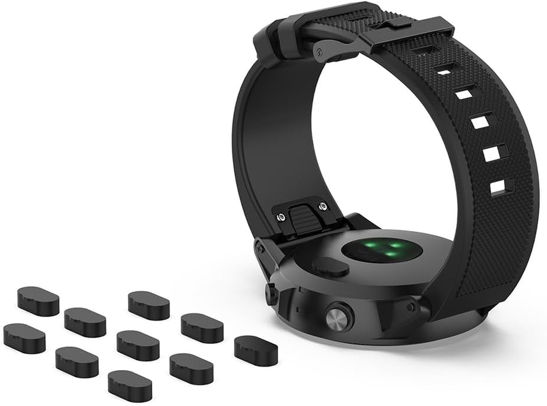 Silicone Dust Plug for Garmin Forerunner 45/55/165/245/255/265/745/935/955/965, Approach S60/S62/S50/S10/S12/G12, Swim 2/Vivosmart 5/Enduro/Vivomove Style Charger Port anti Dust Plug (10) - Mix image number 4