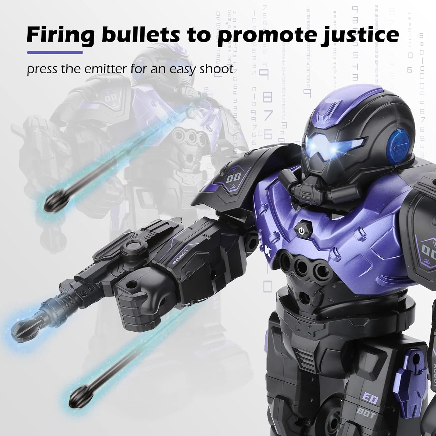 RC Robot Toys for Kids, SWTOIPIG Gesture & Sensing Remote Control Robot with Remote Control Kit, Programmable Interactive RC Robot, Smart Robots for Age 4 5 6 7 8 9 Year Old Boys Girls image number 5