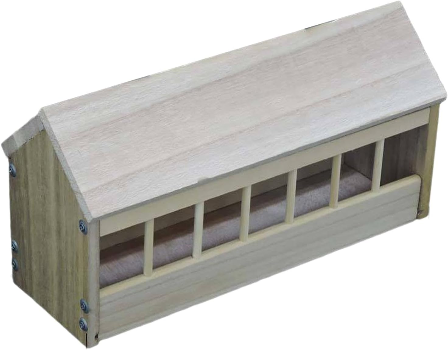 ＡＷＨＡＯ Pigeon Feeder, Poultry Feeder, Wooden Dish, Bird Dispenser for Pigeons, Chicks, Poultry image number 3