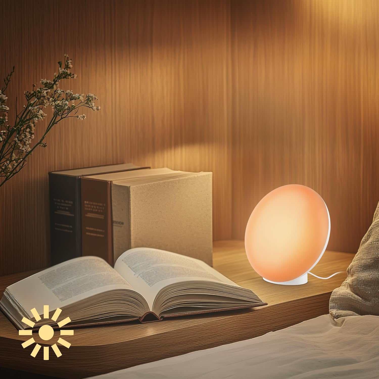 BRILONER - LED Table Lamp with Remote Control, Dimmable, RGBIC, CCT, Music Sensor, Bedside Lamp, Lamp, Desk Lamp, Table Lamp, Gaming Decoration, Party Decoration, 17.5 X 10.6 X 16.4 Cm, White