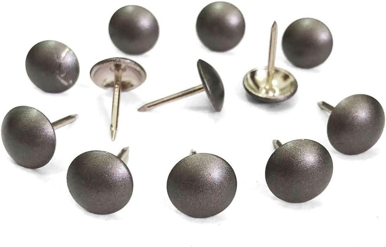 500Pcs a Lot: D11Mmxl17Mm Sofa Upholstery Tacks Wooden Furniture Decorative Tacks Hobnail Thumb Nails Home DIY Upholstery Nails, Black image number 5