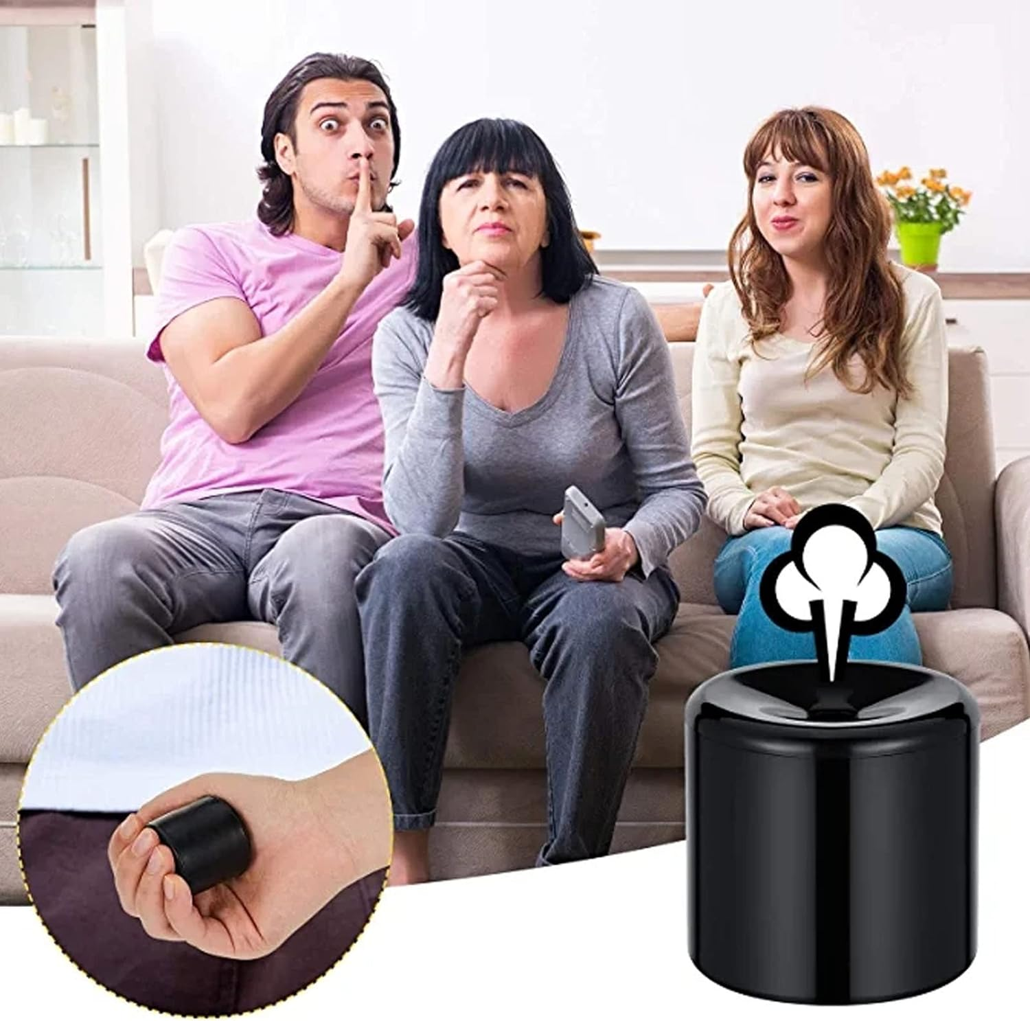 2Pcs Pooter Squeeze Fart Machine, Soft Rubber Fart Prank Toy, Small Fart Noise Maker Fart Sounds Machine Toy for Funny Gag Party Birthday Joke Toy Kids Adult Favors image number 2