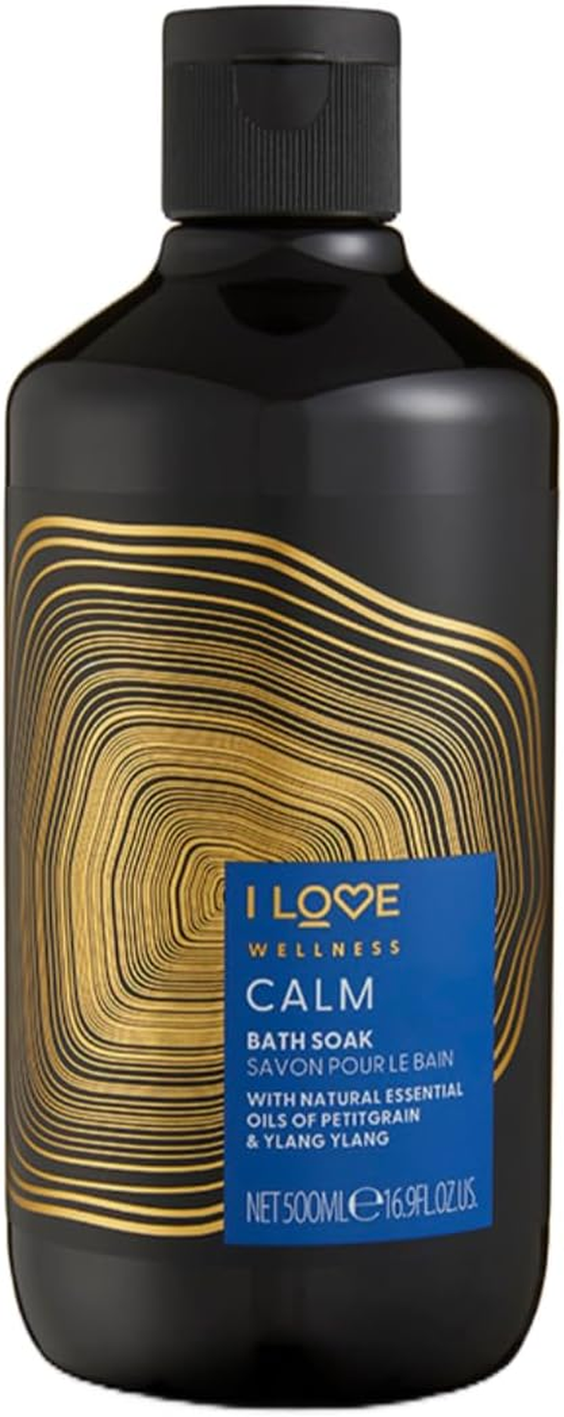I Love Wellness CALM Bath Soak, with Natural Essential Oils of Petitgrain & Ylang Ylang, Fragranced Bath Soak, Invigorating Aroma, Vegetarian & Vegan-Friendly - 500Ml image number 5