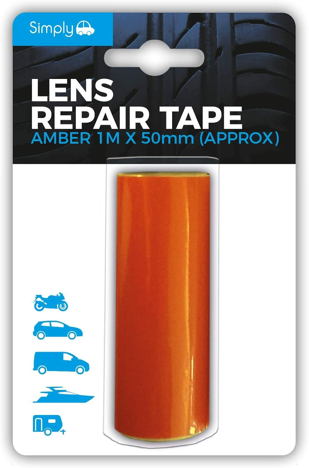 Simply 2253 Lens Tape, Red