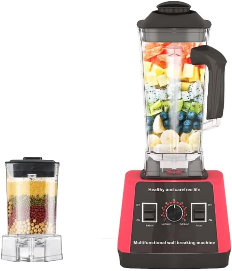 Blender Grinder with 2.5L Jug, Multi Speed Smoothie Blender, Mixer & Food Processor, Spice Grinder, Smoothie Maker with 6 Stainless Steel Blades, Heat Protection, Bpa-Free, 5000W