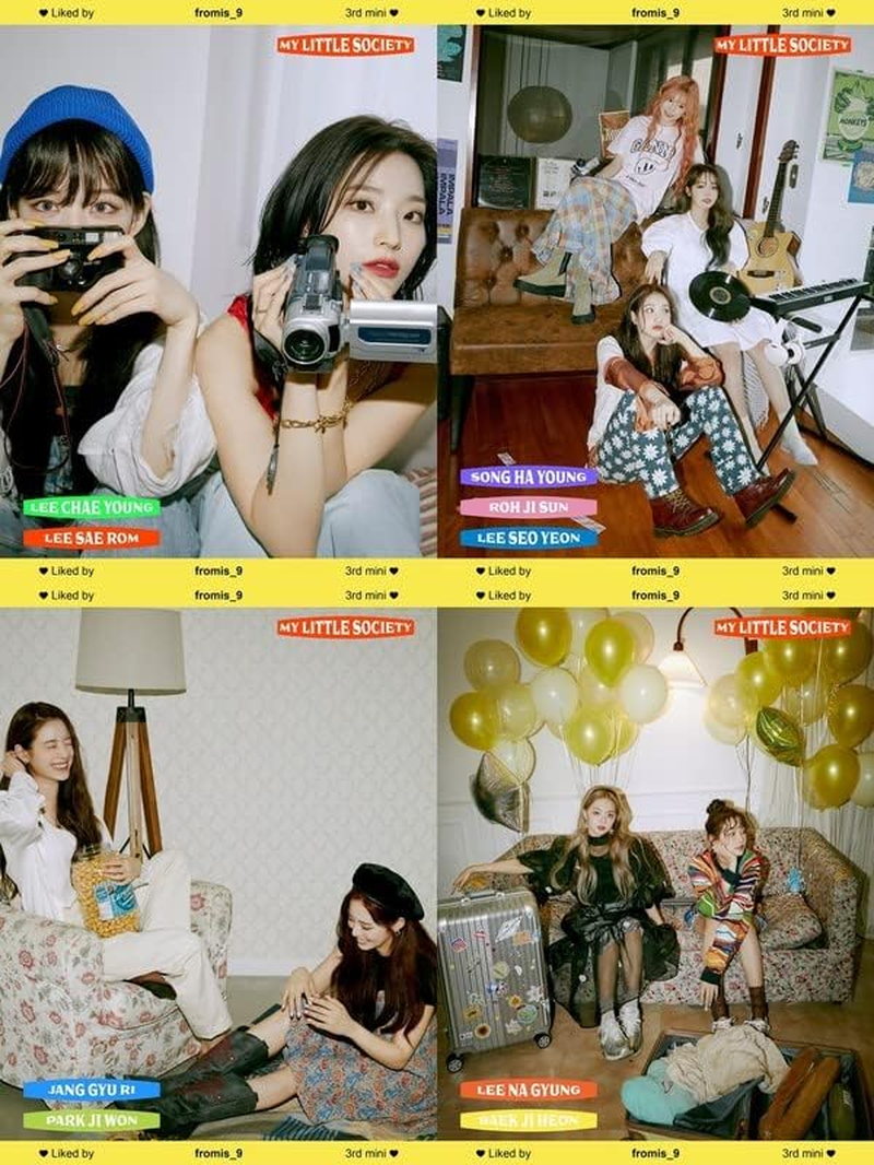Fromis_9 My Little Society 3Rd Mini Album My Society Version Cd+72P Photobook+1P Mini Card+2P Photocard+Message Photocard Set+Tracking Kpop Sealed image number 5