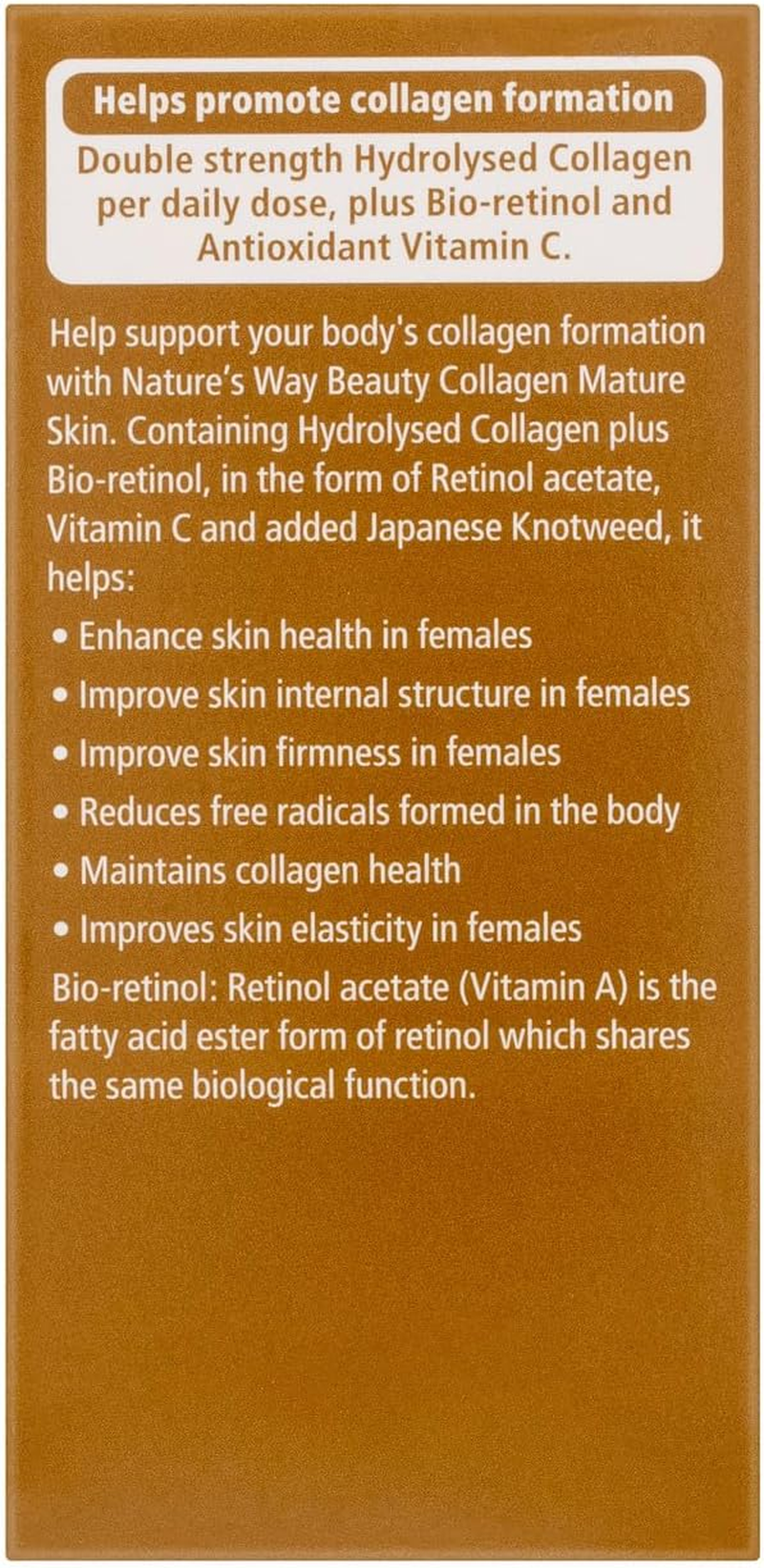 Nature'S Way Beauty Collagen Mature Skin 60 Tablets image number 4