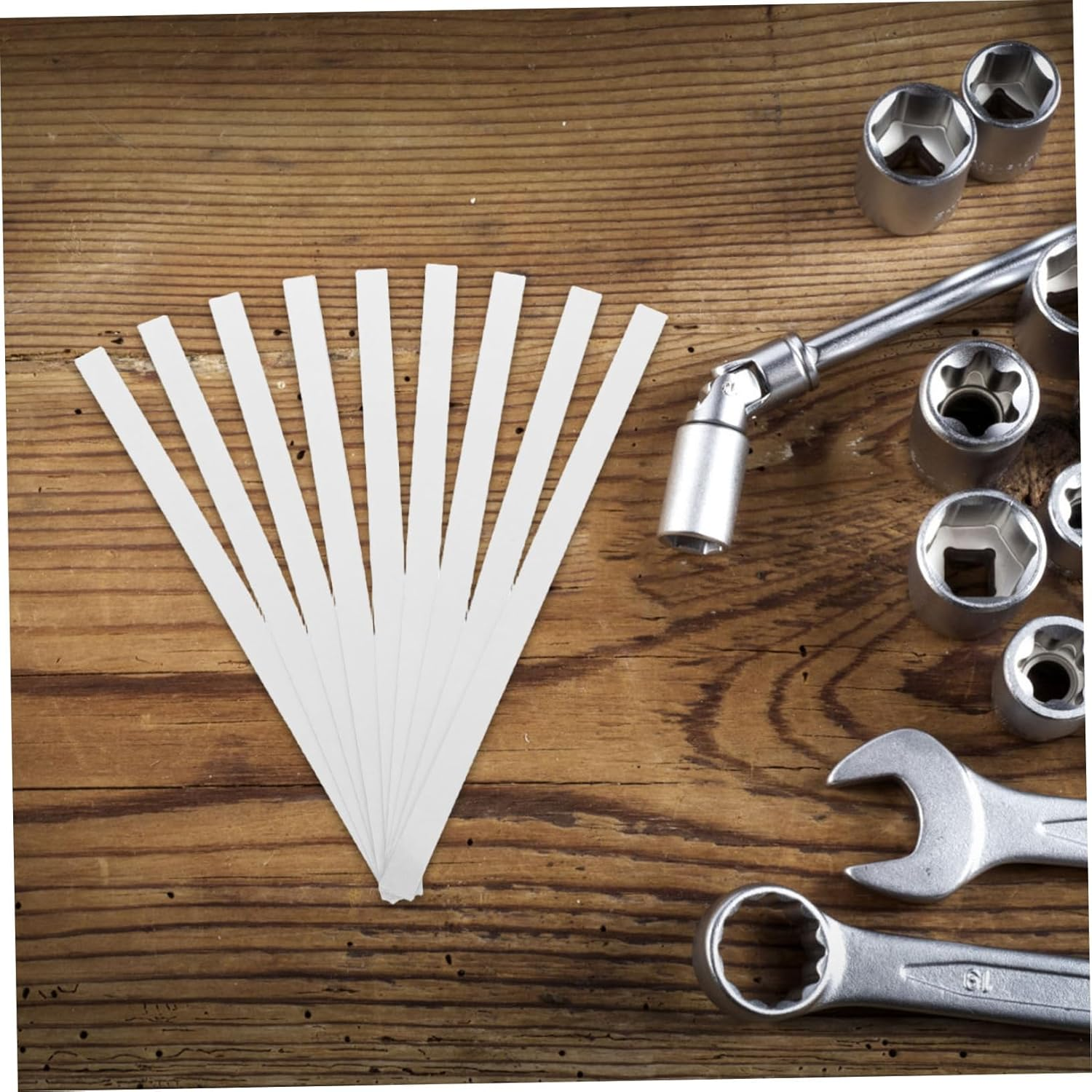 SUPVOX 10Pcs Reflective Adhesive Speed Tester Tape Easy to Use Weather Resistant Improved Visibility for Tachometers and Speed Testers Versatile Cutting for Various Applications image number 6