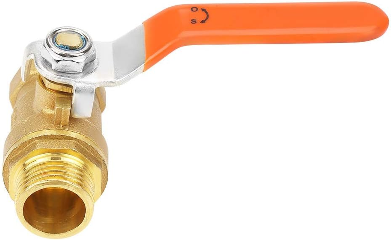 Jectse Ball Valve,1/2 BSP DN15 Brass Thread Pipe Ball Valve Male Female Heavy Duty Control,Dual-Direction,For Industrial Use