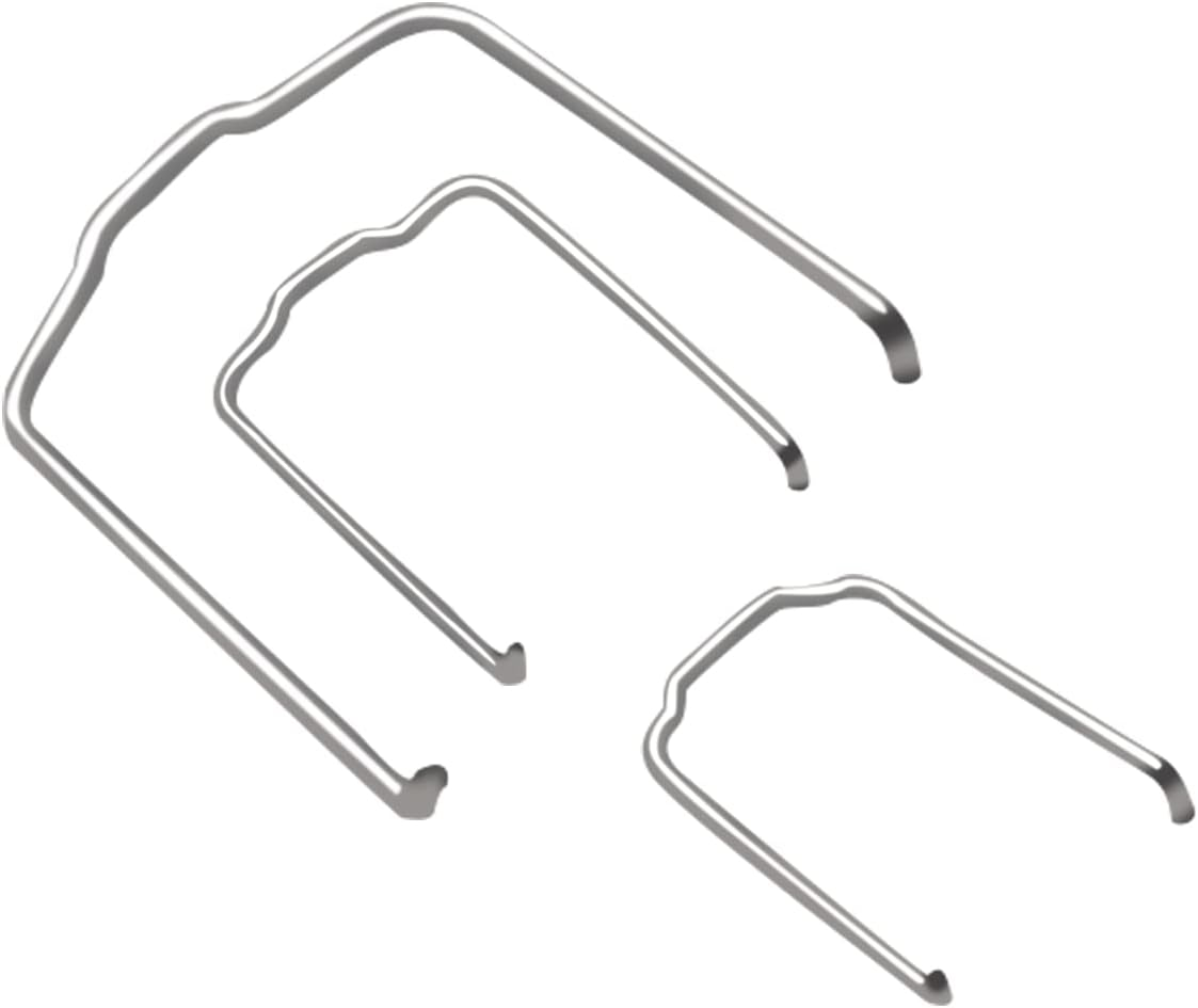 XTPTFABS Radiator Hose Retaining Spring Horse Shoe Clip Clamp，Radiator Hose Clip 154 23 Compatible with BMW E39 E38 E60 E90 745Li X5 E46 325I 328I M3 540I 740Il 740I, image number 1