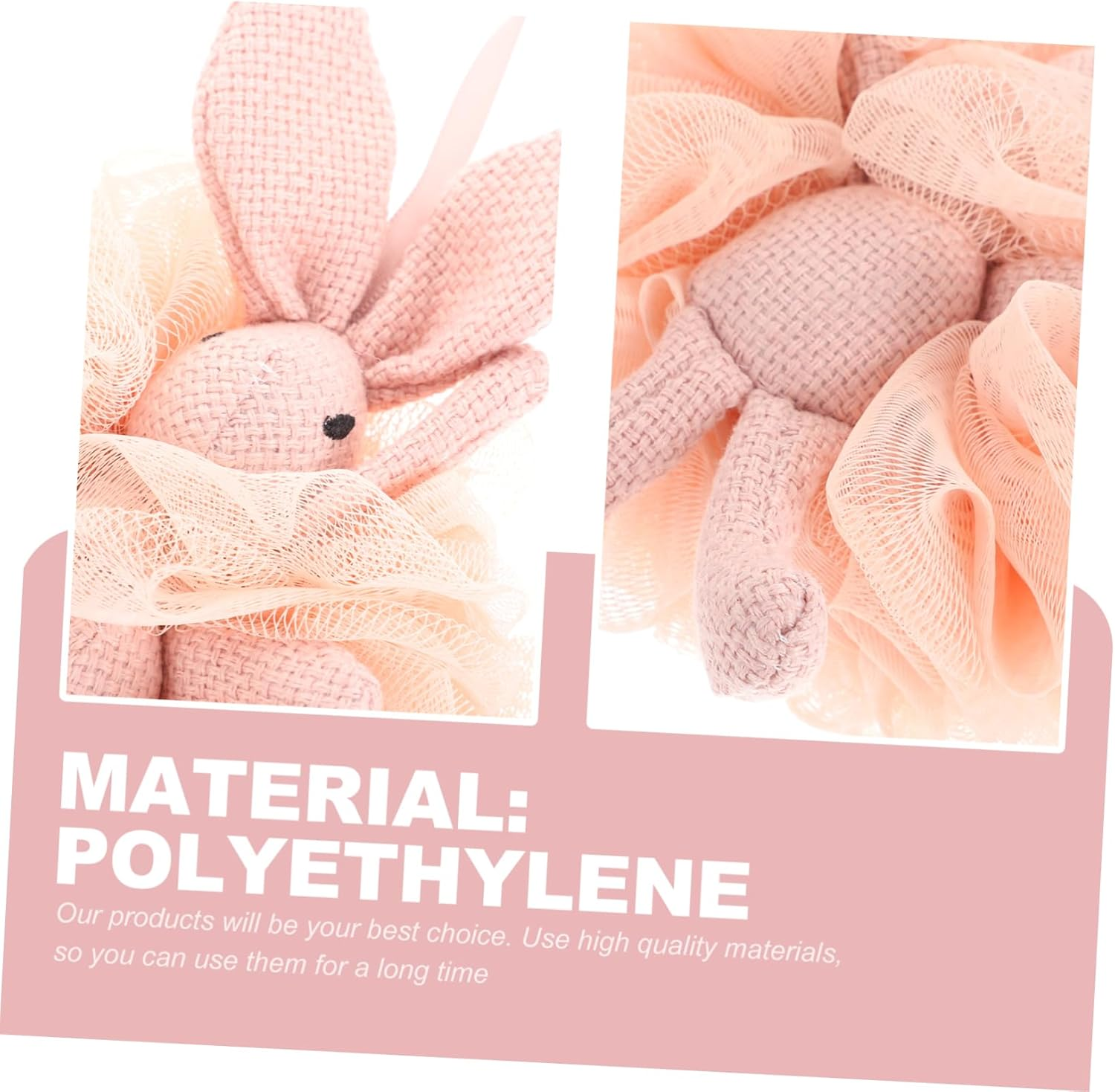 SOESFOUFU Adorable Rabbit Bath Ball Hotel Rabbit Bathing Balls Portable Bathing Accessory Random Color image number 4