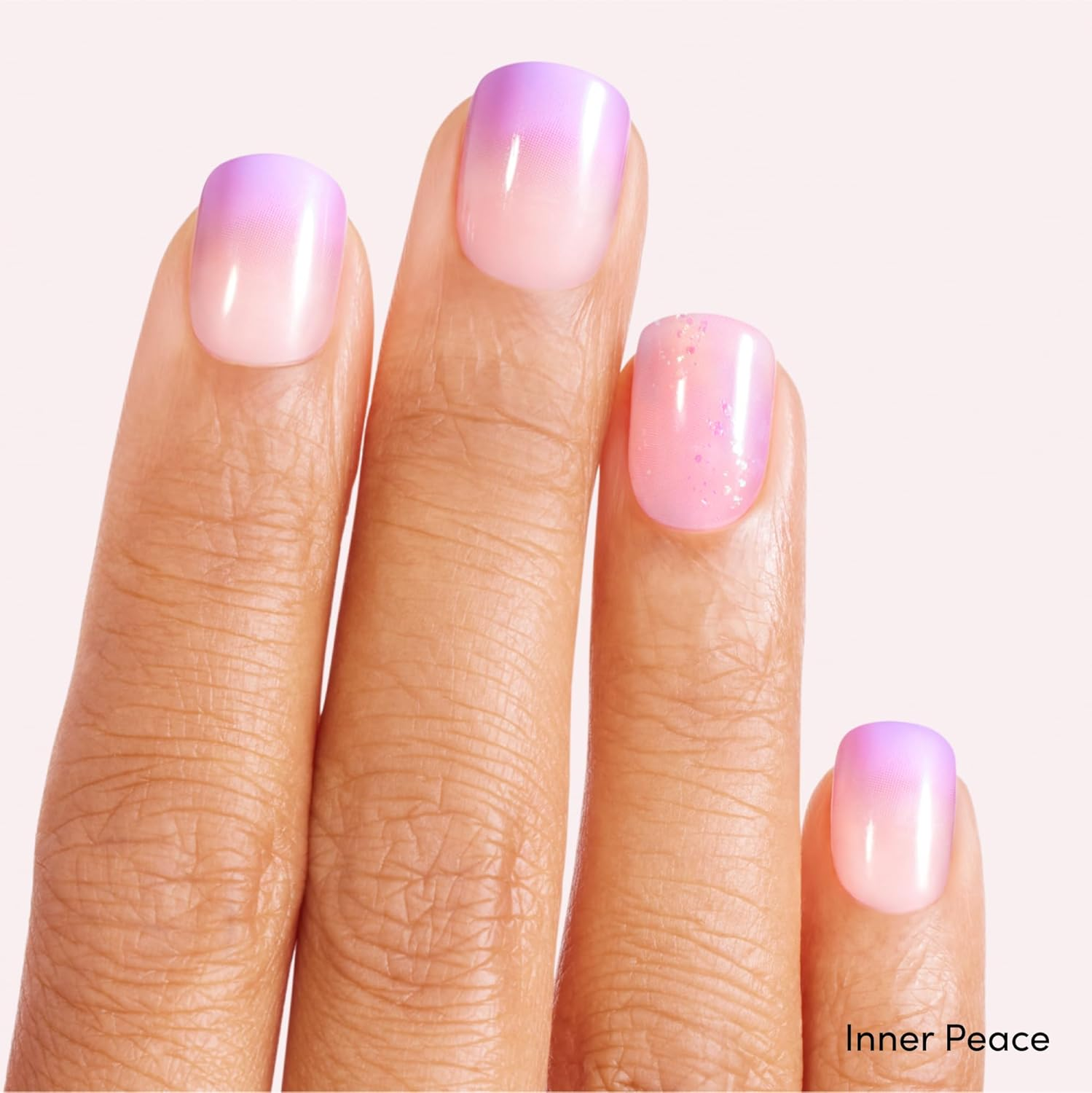 Dashing Diva Magic Press Nail Bundle - Dreaming in Pastel Collection - Short Square Press on Nails - Pink Passion & Inner Peace - Long Lasting Gel - Lasts up to 7 Days - 2 Sets - The Dreaming In Pastel Collection image number 4