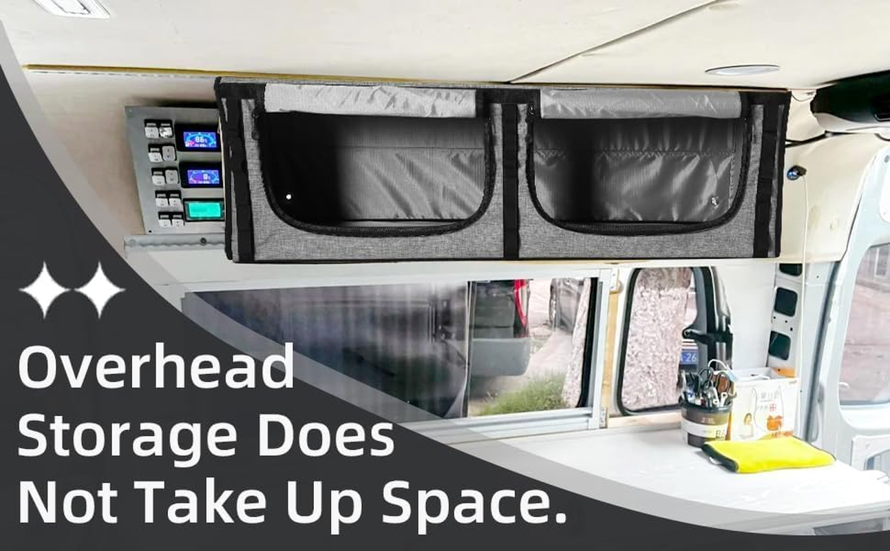 Camper Van Overhead Soft-Sided Storage Cabinet 36" for Peugeot Boxer, Fiat Ducato,Mercedes Sprinter image number 4