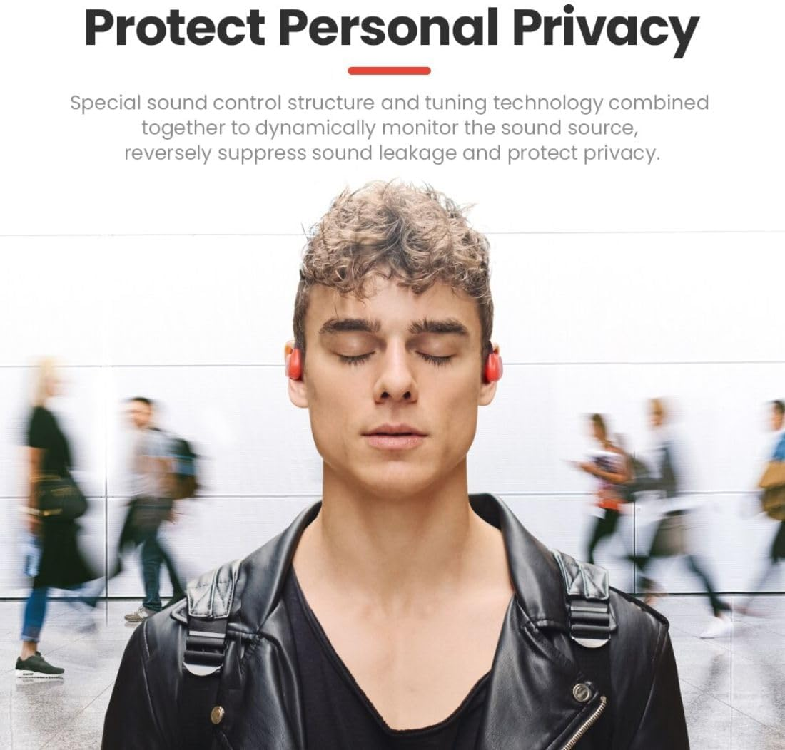 Haylou True Wireless Open Earbuds OW01 - Black image number 3