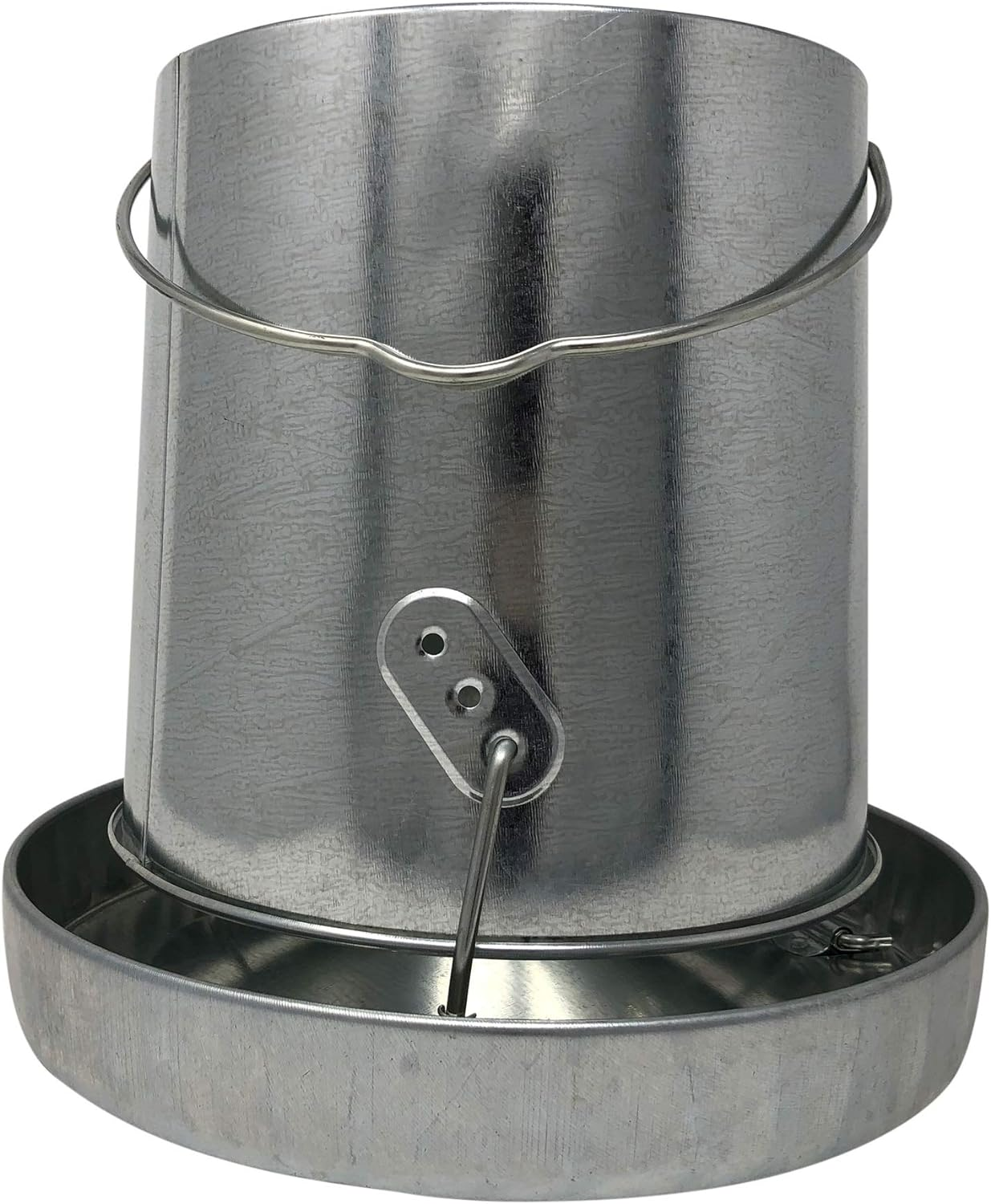 Harris Farms 1000293 Galvanized Hanging Poultry Feeder, 15 Lbs, Metal